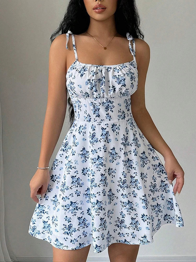 vestido com estampa floral