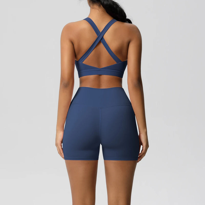 conjunto esportivo com bolsos lateral