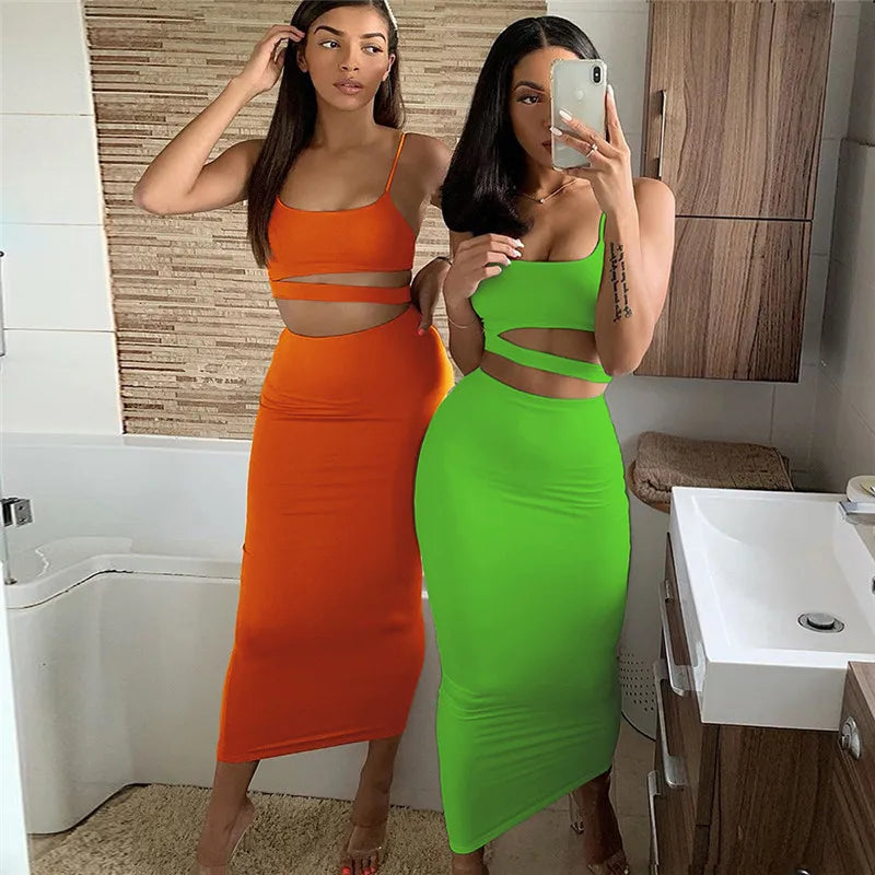 conjunto,cropped mais saia longa cintura alta